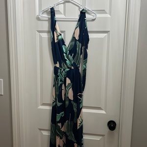 Tropical vacation maxi dress
